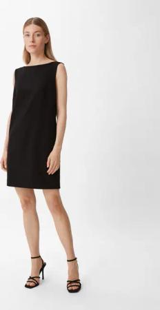 Comma Minikleid Kleid mit Piquéstruktur