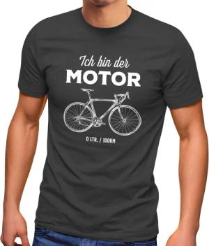 MoonWorks Print-Shirt Herren T-Shirt Fahrrad Sprüche