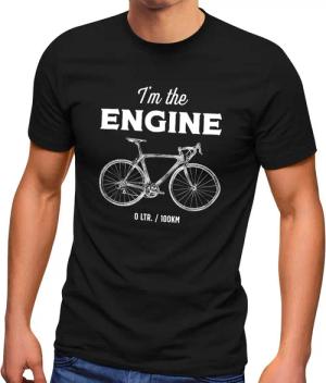 MoonWorks Print-Shirt Herren T-Shirt Fahrrad Sprüche