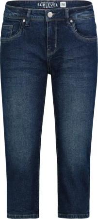 SUBLEVEL Caprijeans Sommerhose Damen Capri Jeans