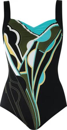 Sunmarin Badeanzug Damen Badeanzug mit Softcups