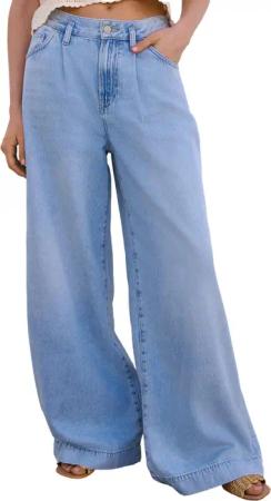 Next Weite Jeans Palazzo-Jeans mit weitem