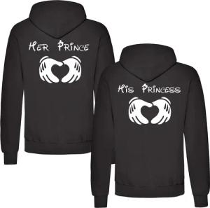 Couples Shop Kapuzenpullover Her Prince &