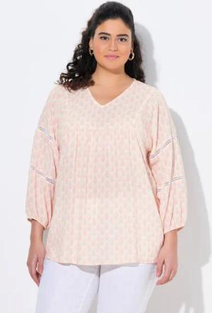 Ulla Popken Tunika Bluse Kaktus A-Linie