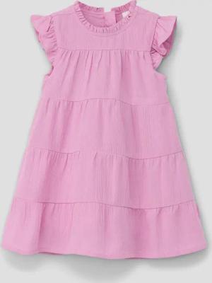 s.Oliver Jerseykleid Kleid mit Rüschendetails