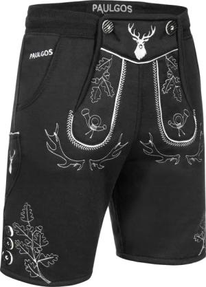 PAULGOS Trachtenhose Herren Jogginghose Design Lederhose