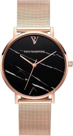 Paul Valentine Quarzuhr BLACK MARBLE ROSE