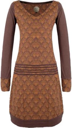 Vishes Jerseykleid Leichtes JerseykleidLangarm Kleider Sweatkleid