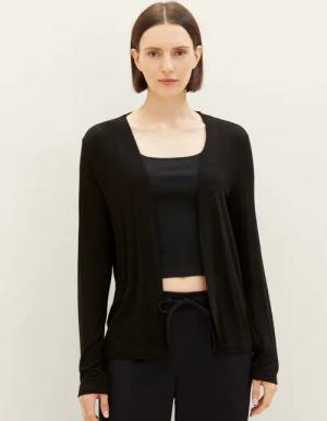 TOM TAILOR Langarmshirt Leichter Cardigan Leichter