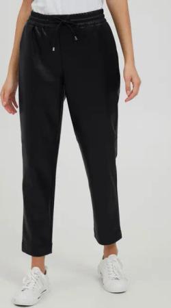 OXMO Jogginghose OXPaulia Damen Kunstleder Hose