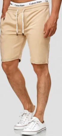 Indicode Sweatshorts 2-Pack Eddy elastischer Bund