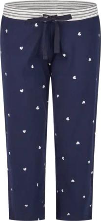 By Louise Pyjamahose Damen Schlafanzughose Capri