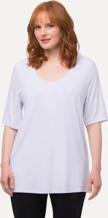 Ulla Popken T-Shirt T-Shirt vorne doppellagig