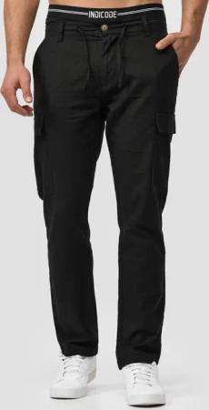 Indicode Leinenhose Leonardo mit aufgesetzten Taschen