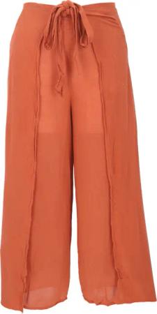 Guru-Shop Relaxhose Boho Wickelhose, Palazzohose, langer