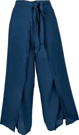 Guru-Shop Relaxhose Boho Wickelhose, Palazzohose, langer