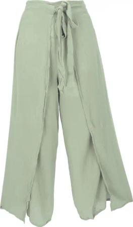 Guru-Shop Relaxhose Boho Wickelhose, Palazzohose, langer