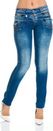 Cipo & Baxx Straight-Jeans Damen Jeans