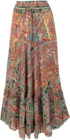 Guru-Shop Minirock Boho Maxirock, leichter langer