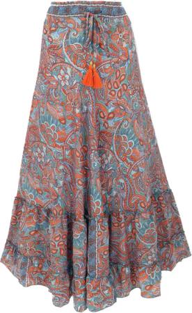 Guru-Shop Minirock Boho Maxirock, leichter langer