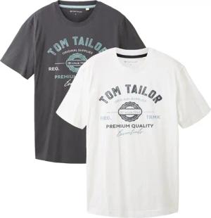 TOM TAILOR T-Shirt Logo 2-er Pack
