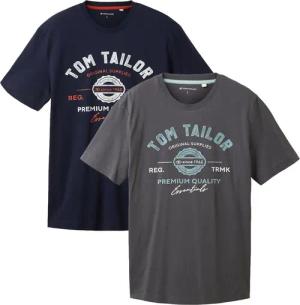 TOM TAILOR T-Shirt Logo 2-er Pack