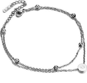 Kim Johanson Fußkette Buchstaben Anhänger A-Z