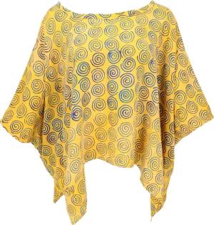 Guru-Shop Longbluse Weites Boho plus size