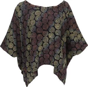 Guru-Shop Longbluse Weites Boho plus size