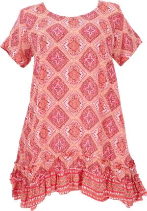 Guru-Shop Midikleid Boho Strandkleid, Minikleid -