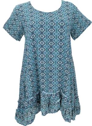 Guru-Shop Midikleid Boho Strandkleid, Minikleid -