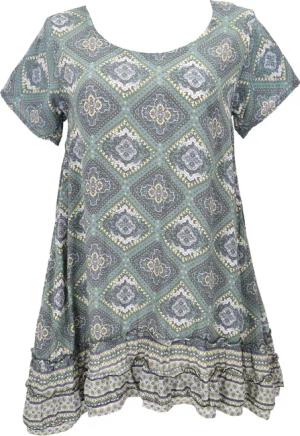 Guru-Shop Midikleid Boho Strandkleid, Minikleid -
