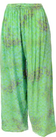 Guru-Shop Relaxhose Weite farbenfrohe Palazzohose, Boho