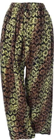 Guru-Shop Relaxhose Weite farbenfrohe Palazzohose, Boho