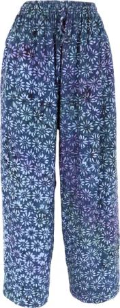 Guru-Shop Relaxhose Weite farbenfrohe Palazzohose, Boho