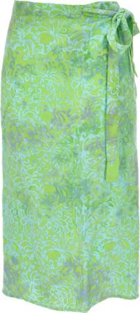 Guru-Shop Minirock 3/4 Wickelrock, Bali Sarong