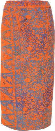 Guru-Shop Minirock 3/4 Wickelrock, Bali Sarong