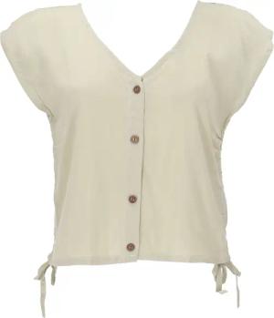 Guru-Shop Longbluse Luftiges Boho Blusentop, Basic