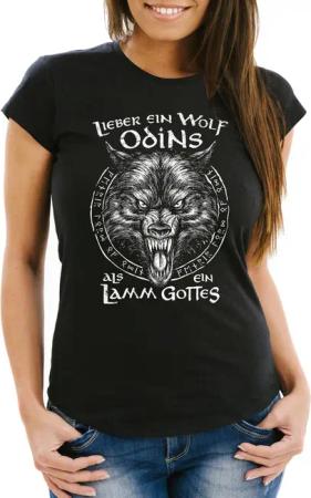 Neverless Print-Shirt Damen T-Shirt Spruch Lieber