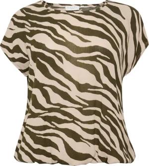 KAFFE Curve Kurzarmbluse Kurzarm-Bluse KCmarca Große