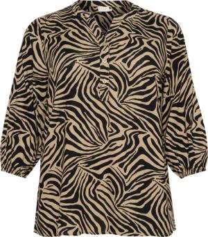KAFFE Curve Langarmbluse Langarm-Bluse KCmille Große