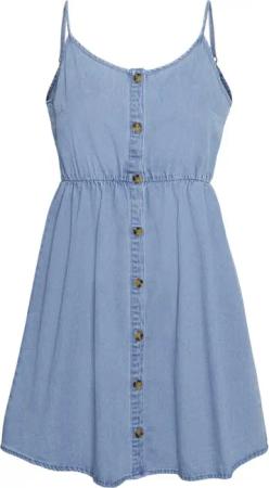 Vero Moda Blusenkleid FLICKA (1-tlg) Drapiert/gerafft