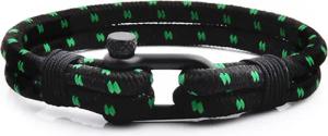 UNIQAL.de Lederarmband Maritime Armband aus Segeltau