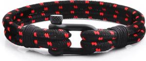 UNIQAL.de Lederarmband Maritime Armband aus Segeltau