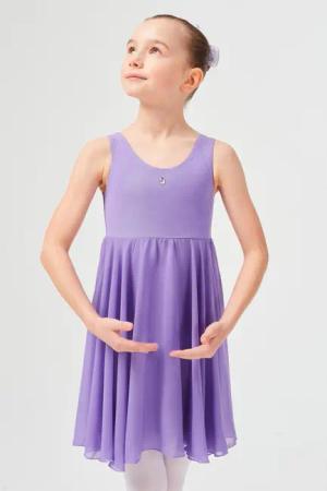 tanzmuster Chiffonkleid Ballettkleid Helena mit Glitzerstein