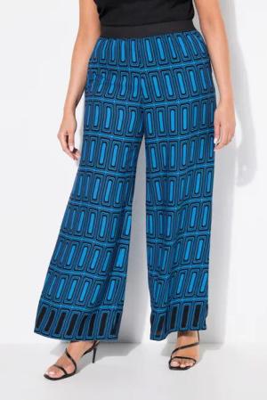 Ulla Popken Schlupfhose Hose grafischer Druck