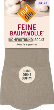 Nur Die Freizeitsocken Feine Baumwolle Komfort