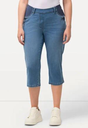 Ulla Popken 5-Pocket-Jeans Capri-Jeans Sienna schmales