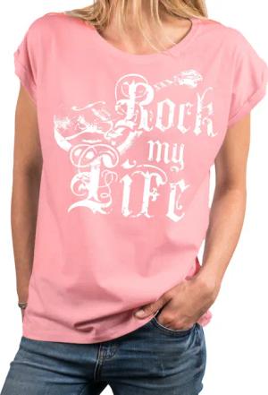 MAKAYA Print-Shirt Ausgefallene T-Shirts Damen lässige