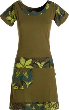 Vishes Sommerkleid Damen Sommerkleid Kurzarm Mini-Kleid